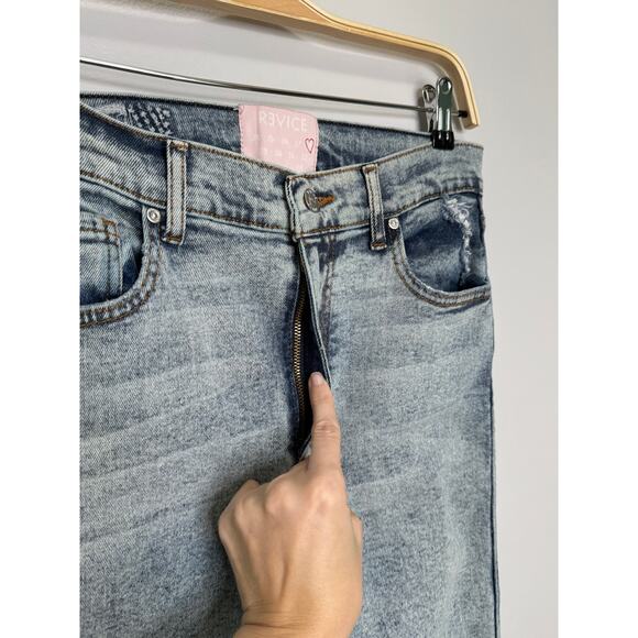 Revice Denim Women Uptown Mom Jean in Stardust Size 28 Acid Wash High Rise Ankle - Picture 6 of 15